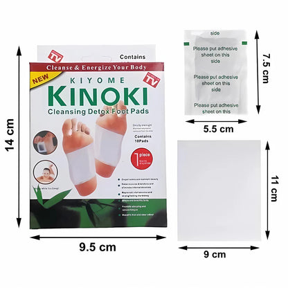 Parches desintoxicantes KINOKI para pies - CAJA X10